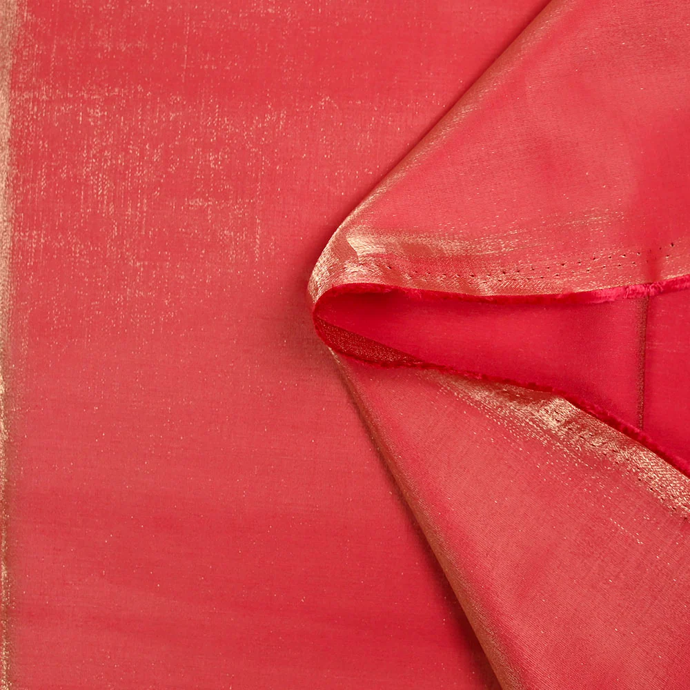 Polyester changeant Roxane corail - Image 3