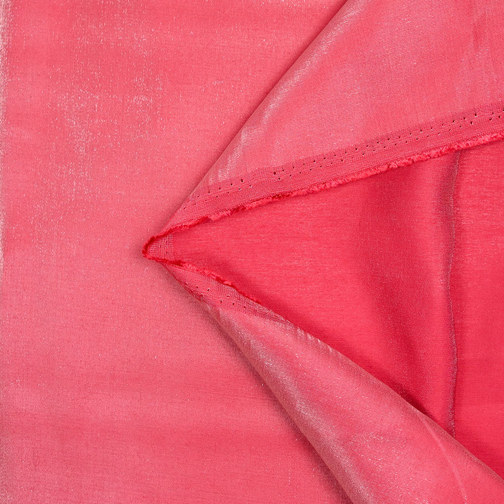 Polyester changeant Roxane rouge cramoisi - Image 3