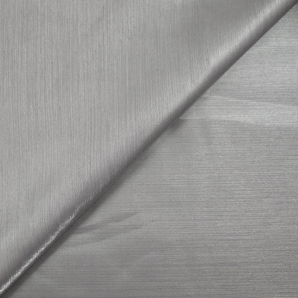 Polyester effet lamé argenté
