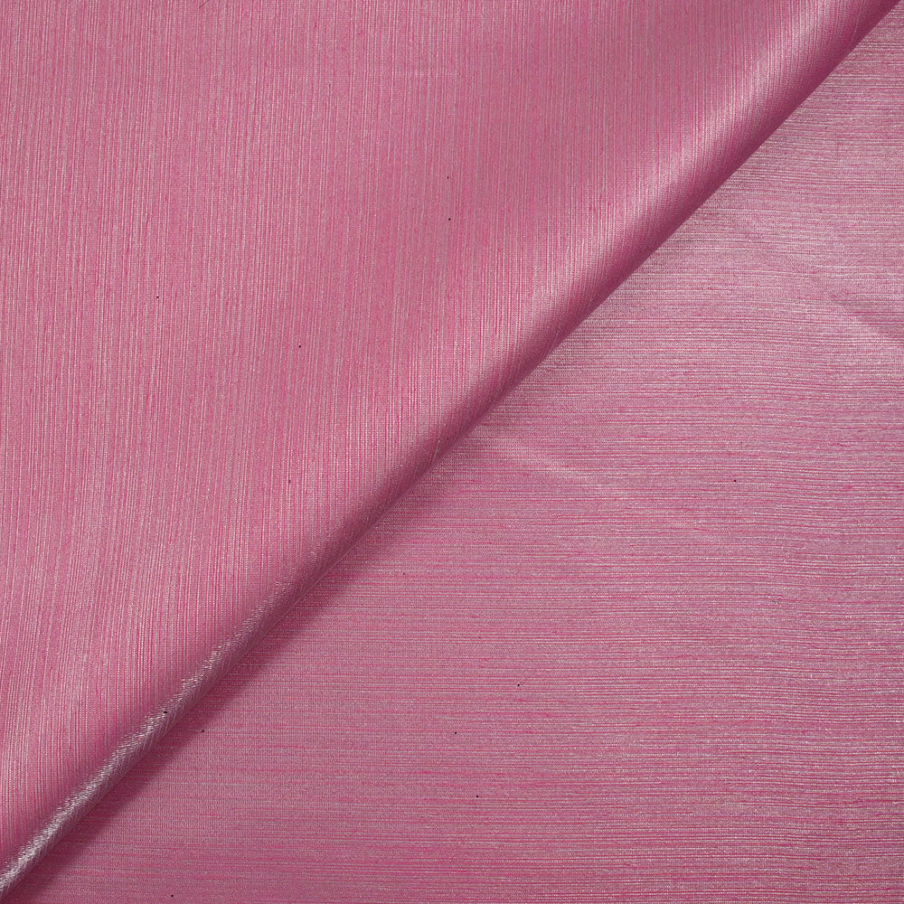 Polyester effet lamé rose