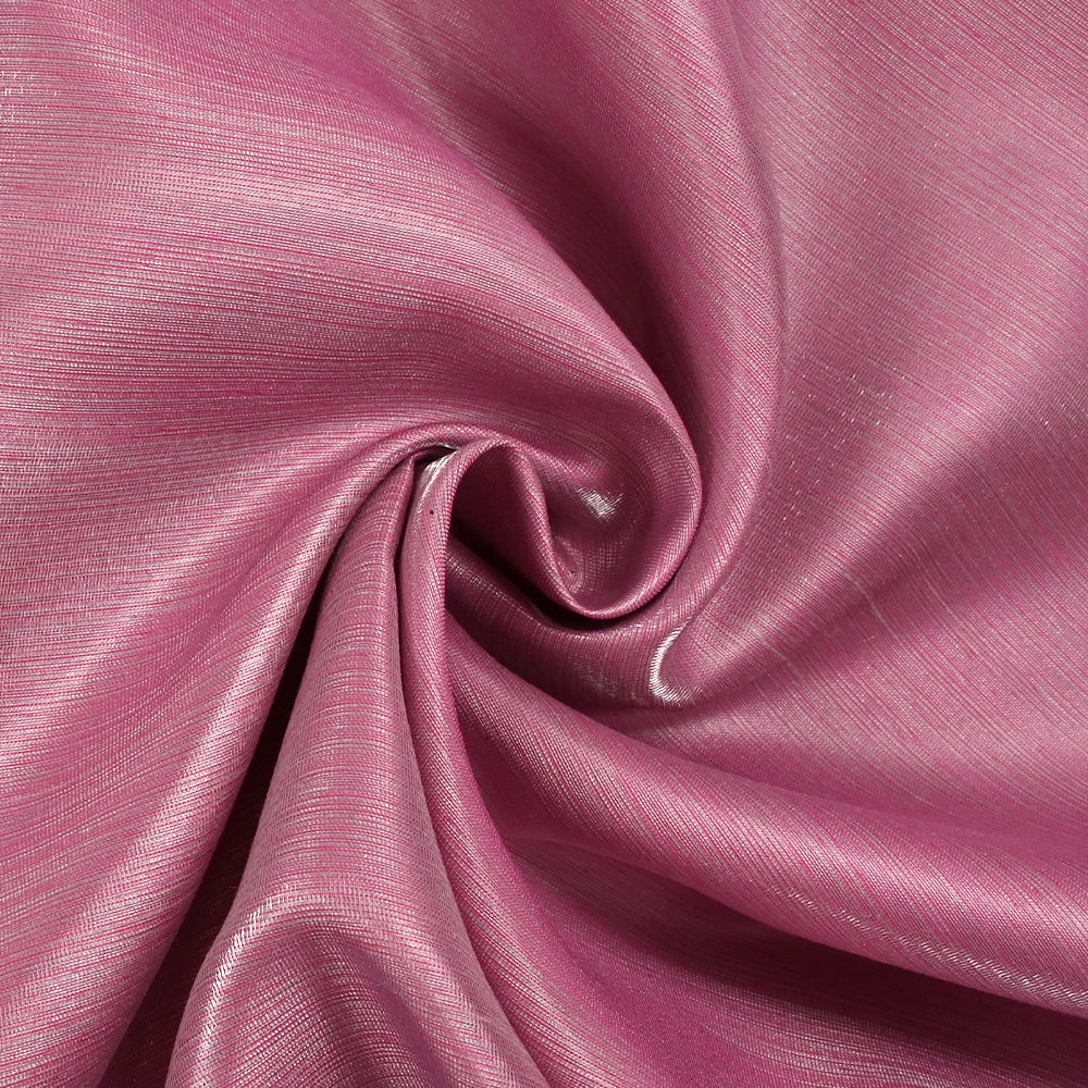 Polyester effet lamé rose - Image 2