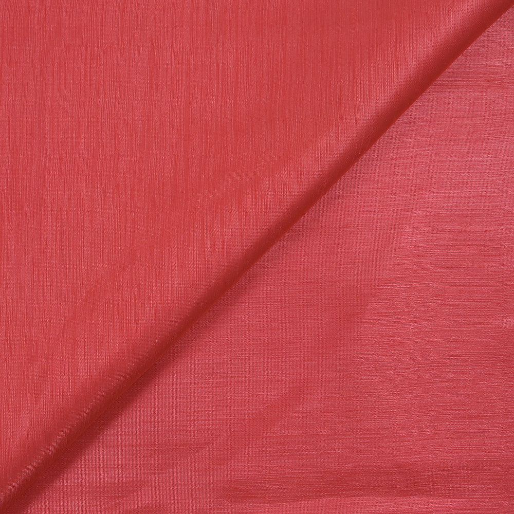 Polyester effet lamé rouge