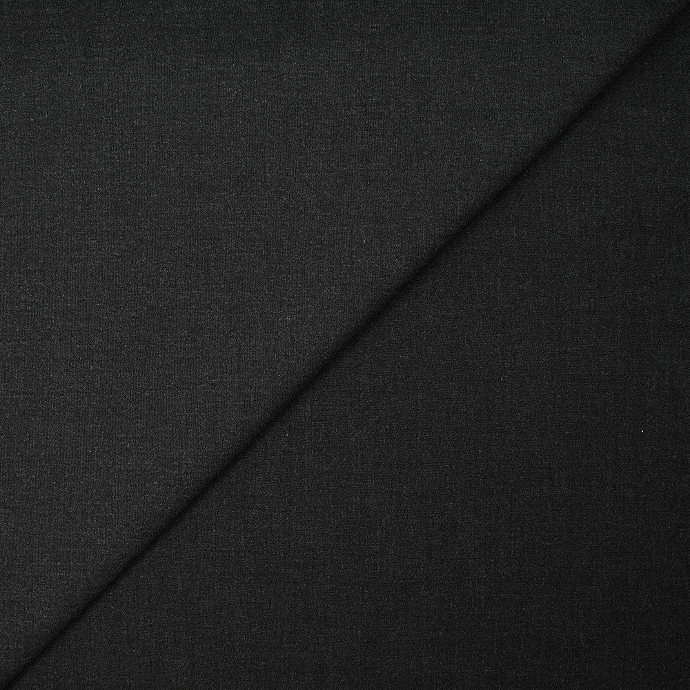 Polyester fin chiné gris anthracite