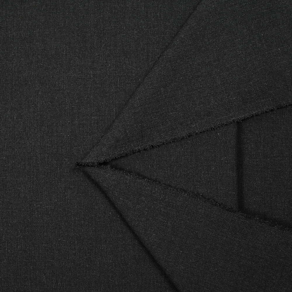 Polyester fin chiné gris anthracite - Image 3