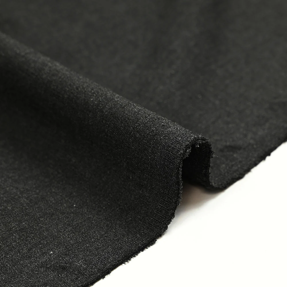 Polyester fin chiné gris anthracite - Image 4