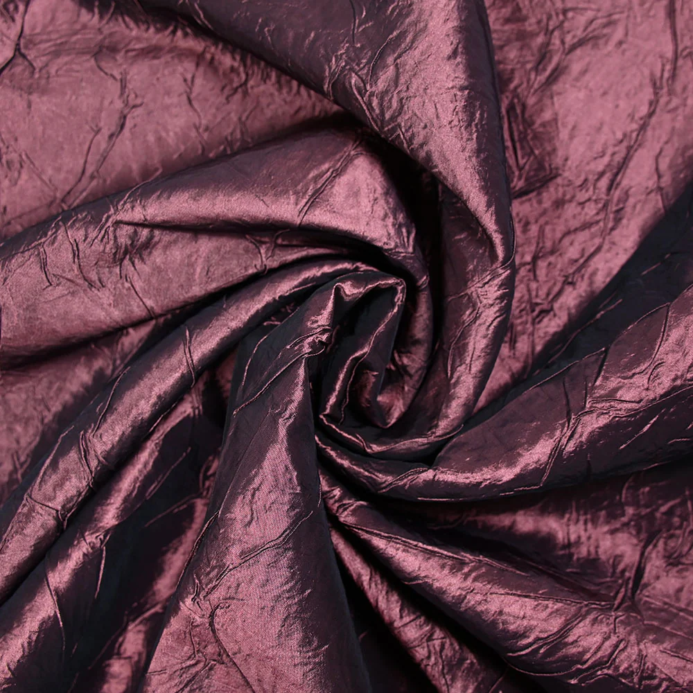 Polyester froissé Lola rose - Image 2