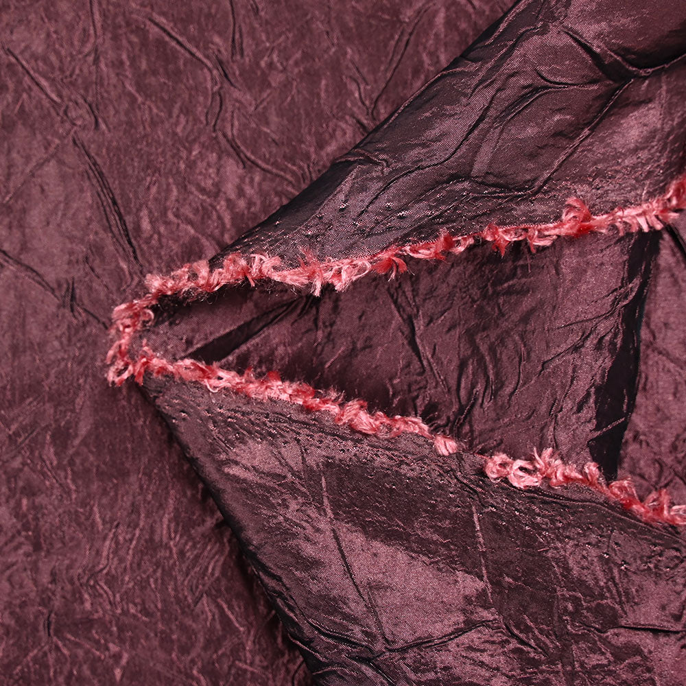 Polyester froissé Lola rose - Image 3