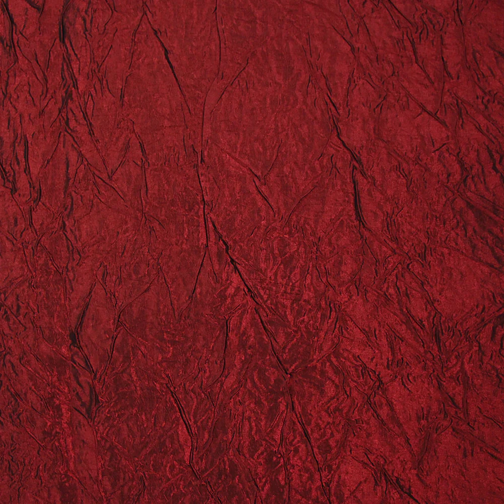Polyester froissé Lola rouge carmin - Image 4