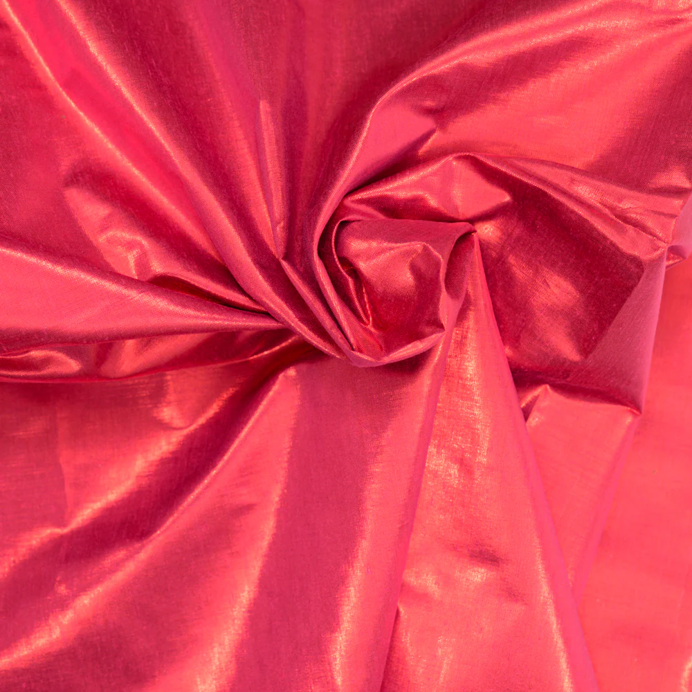 Polyester lamé magenta - Image 2