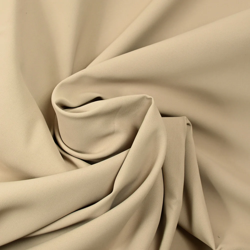 Polyester uni beige - Image 2