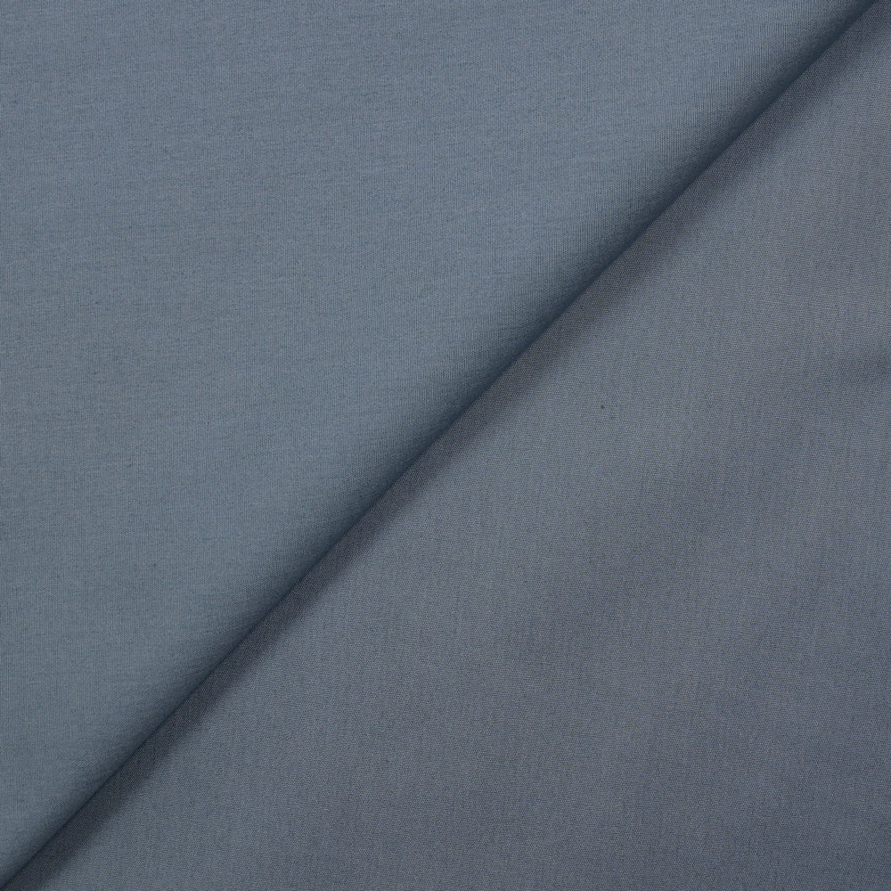 Popeline de coton gris béton
