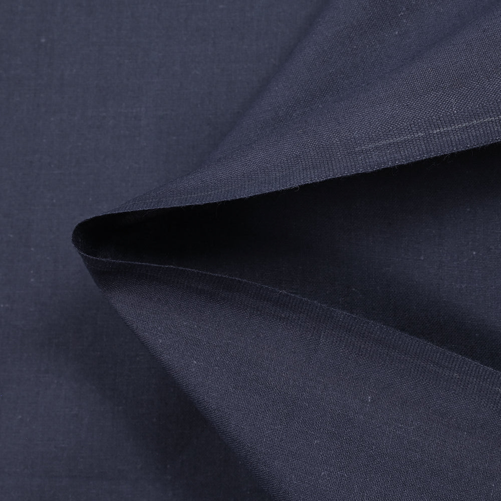 Popeline de coton Noé bleu marine - Image 3