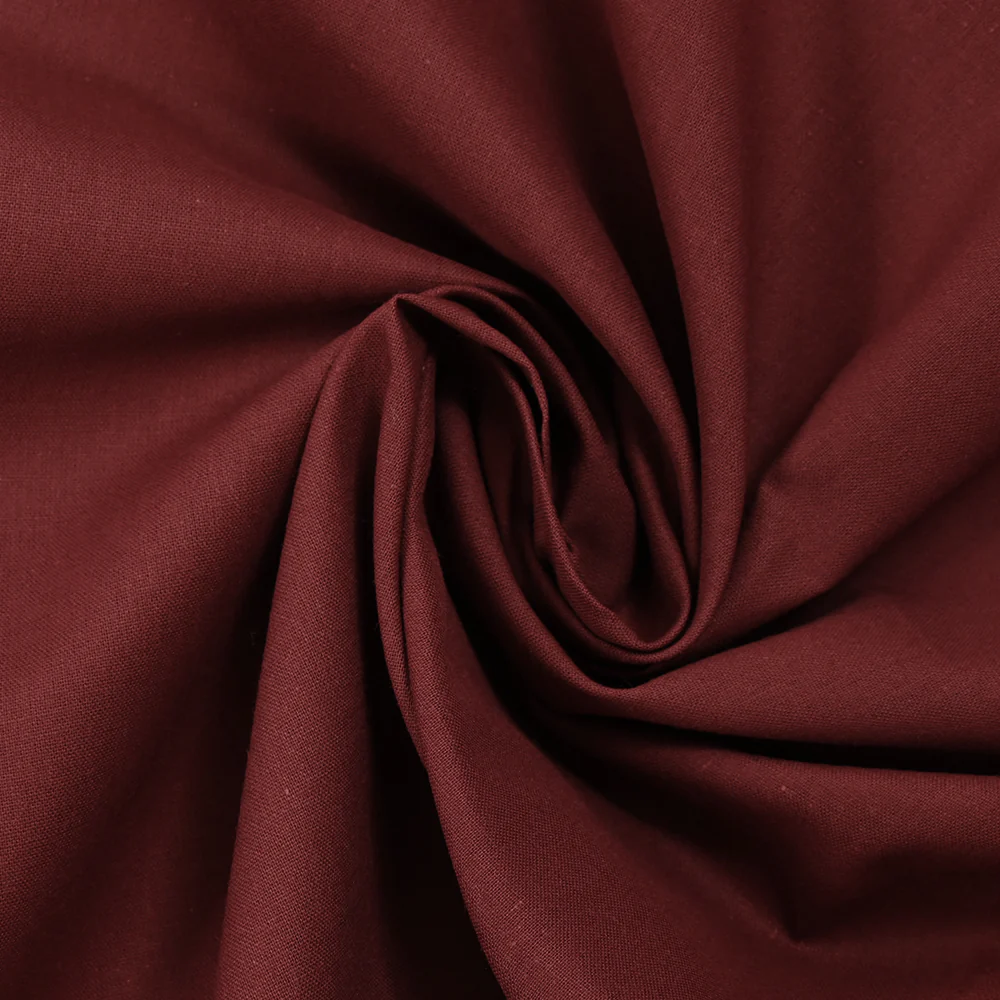 Popeline de coton Noé rouge brique - Image 2