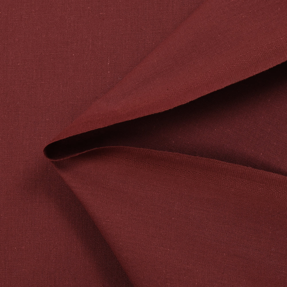 Popeline de coton Noé rouge brique - Image 3