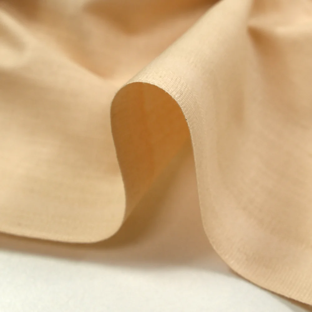Popeline de coton Noé sable - Image 4