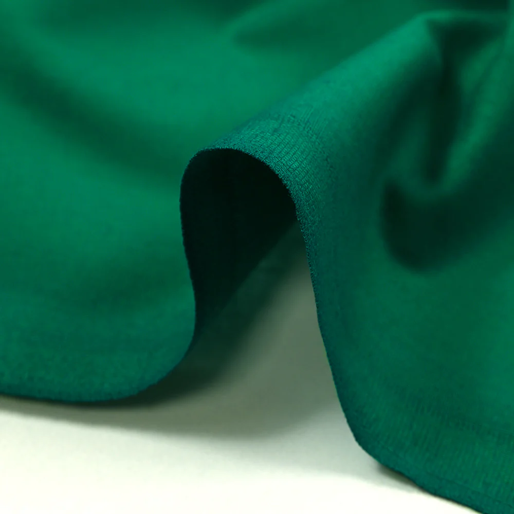 Popeline de coton Noé vert émeraude - Image 4