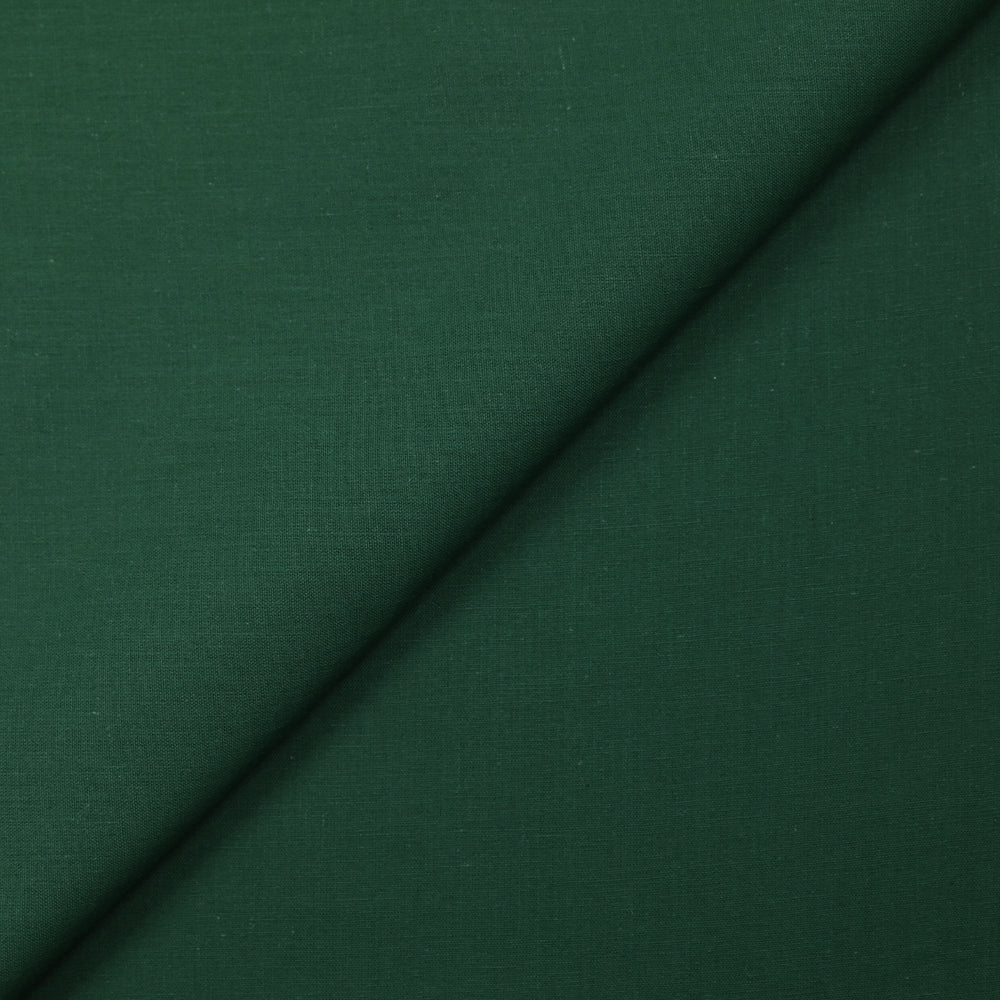 Popeline de coton Noé vert foncé
