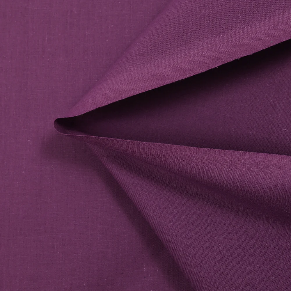 Popeline de coton Noé violet améthyste - Image 3