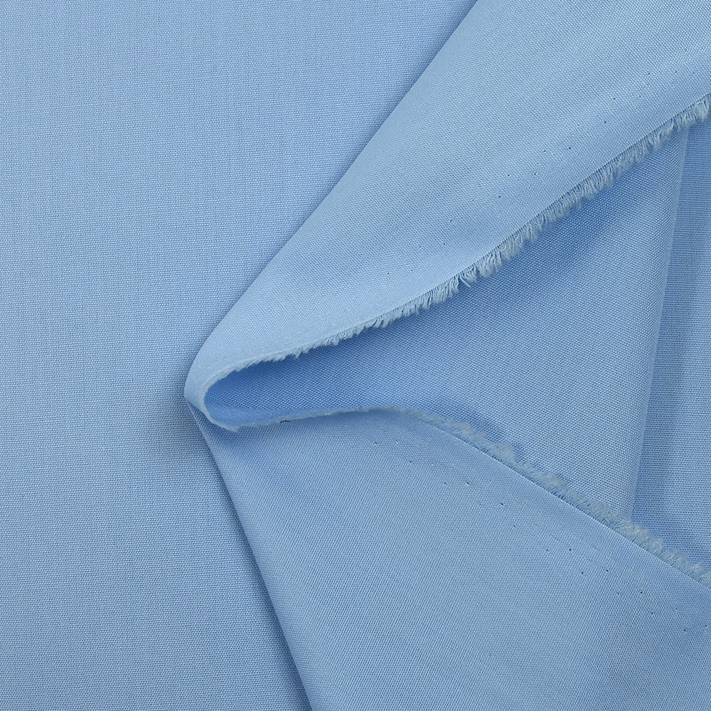 Popeline de polycoton bleu ciel - Image 3