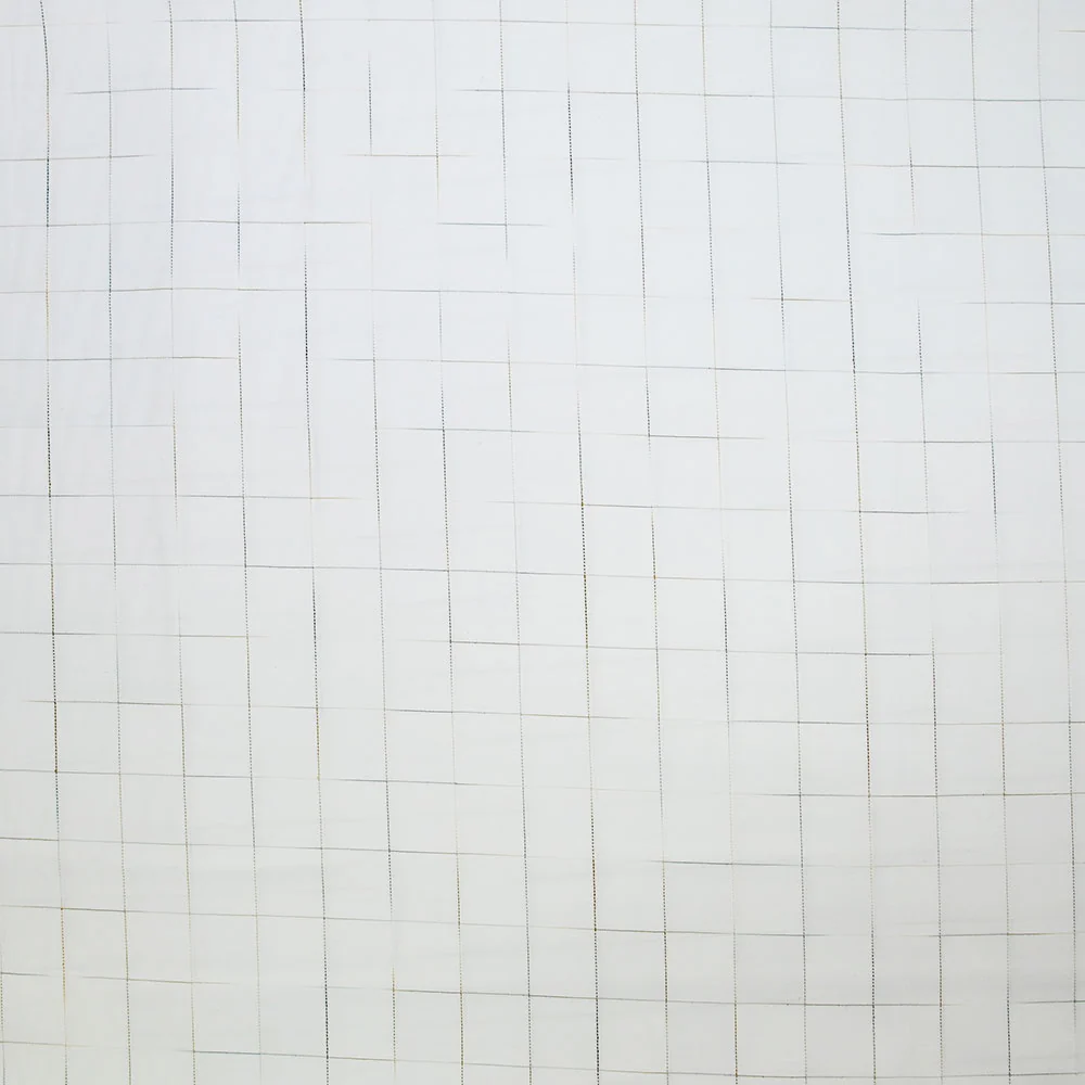 Popeline polycoton Ă damiers blanc - Image 5