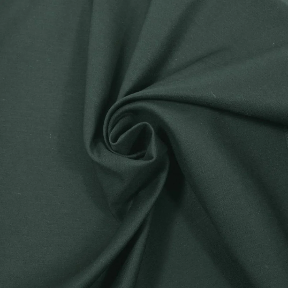 Satin de coton vert forêt - Image 2