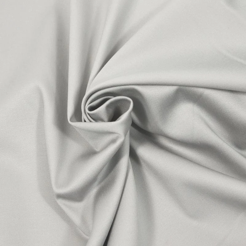Satin de coton gris perle - Image 2