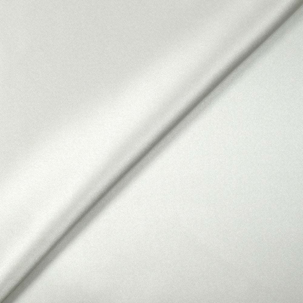 Satin de soie 100% blanc - Image 4