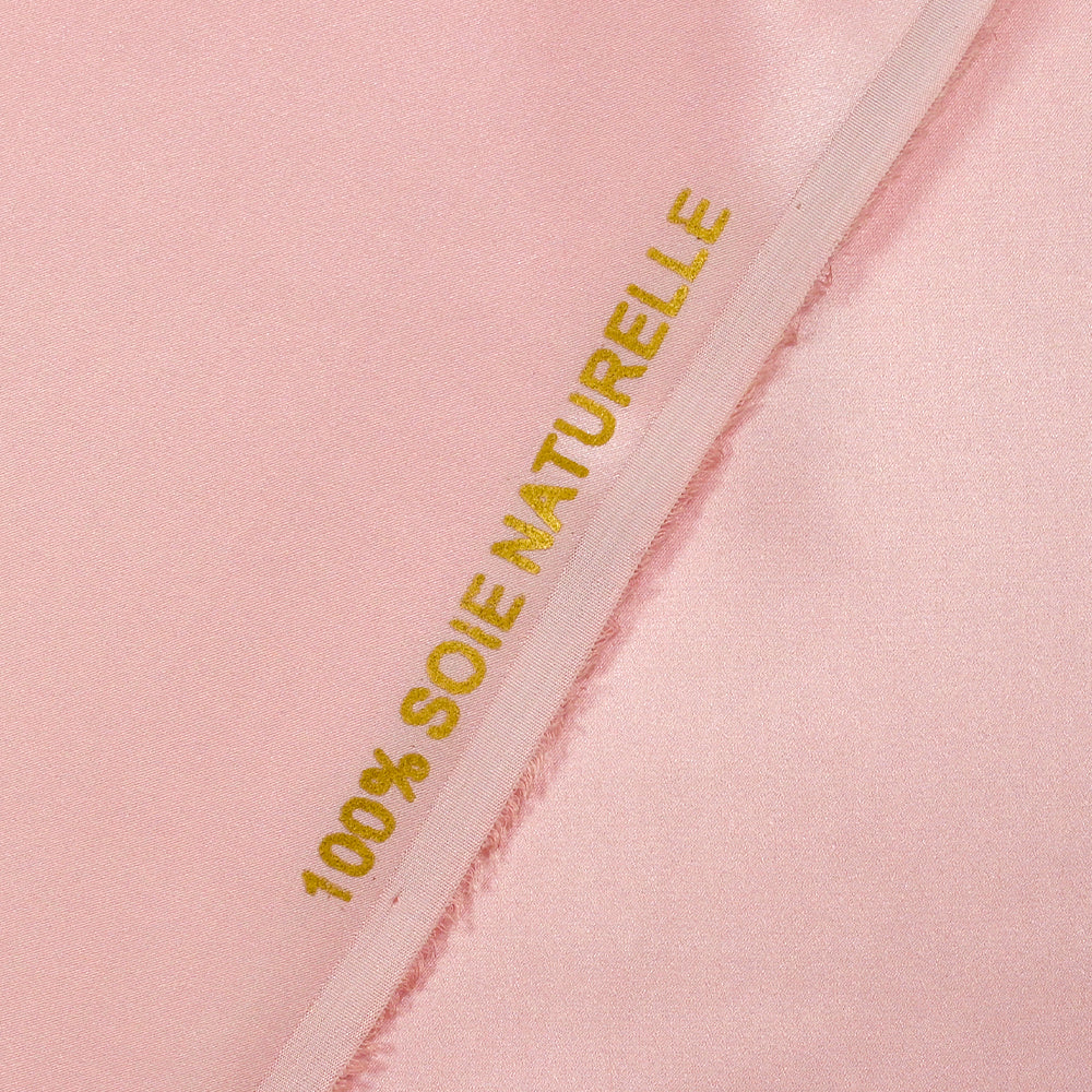 Satin de soie 100% rose layette - Image 4