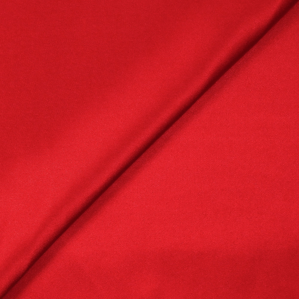 Satin de soie 100% rouge - Image 3