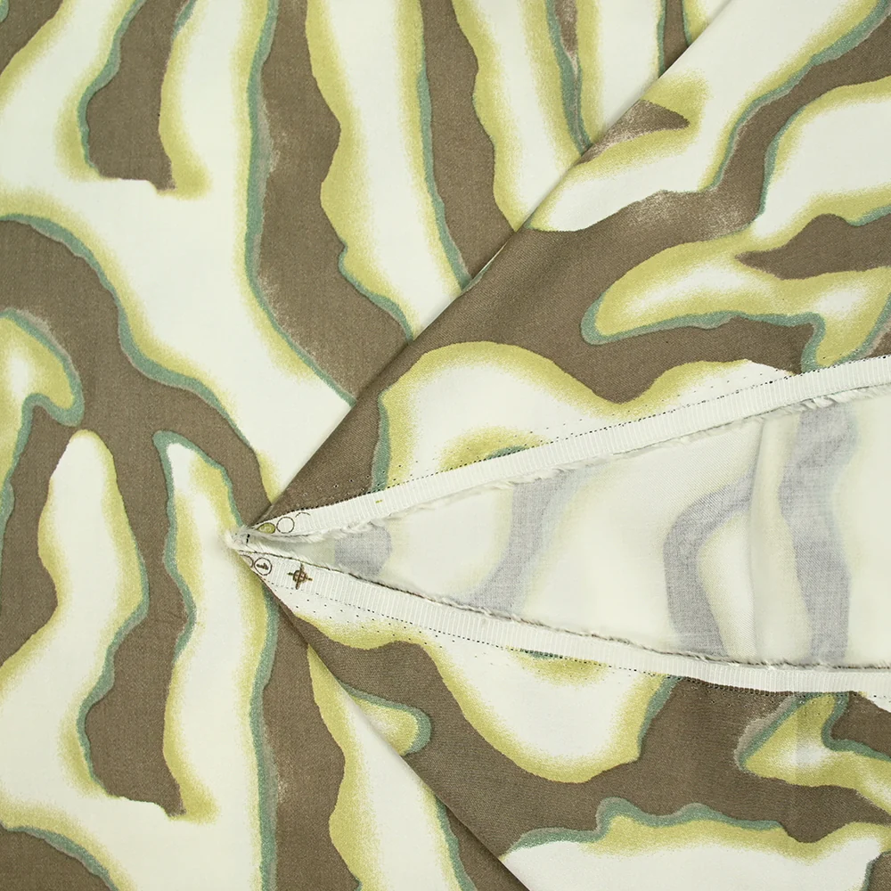 Satin de viscose imprimé Colorado vert - Image 4