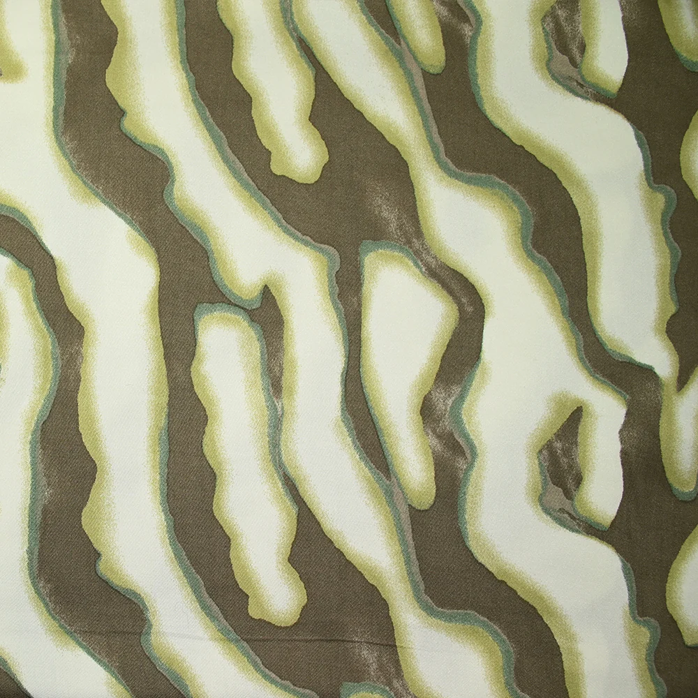 Satin de viscose imprimé Colorado vert - Image 5