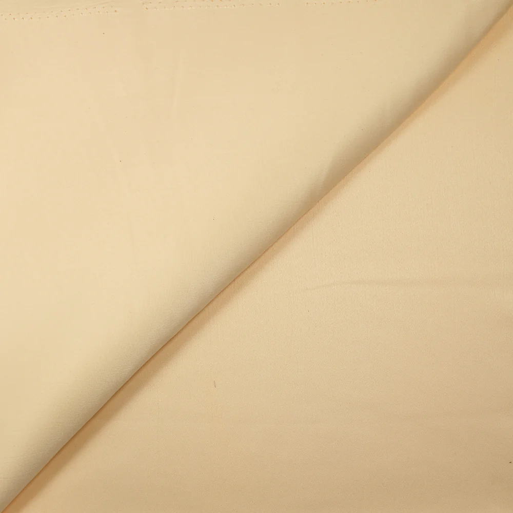 Satin duchesse polyester jaune beurre