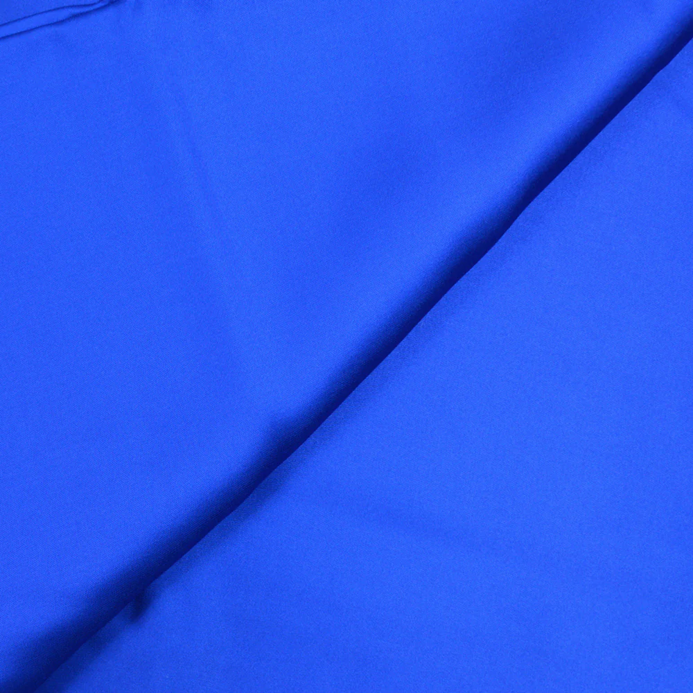 Satin viscose bleu électrique