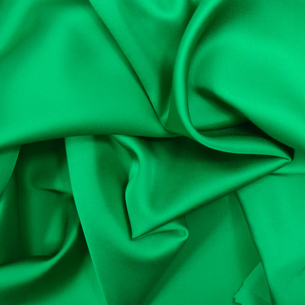 Satin viscose vert - Image 2