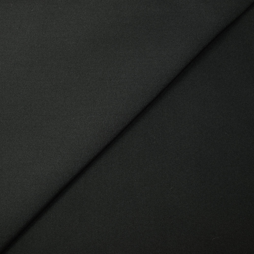 Sergé de polyester noir