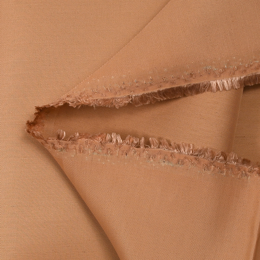 Sergé de viscose terracotta clair - Image 3