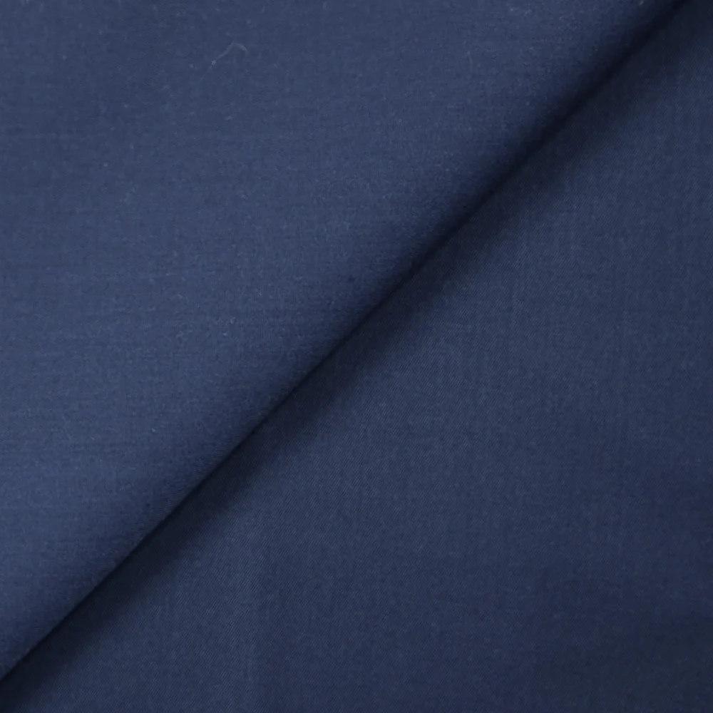 Sergé polyester bleu marine