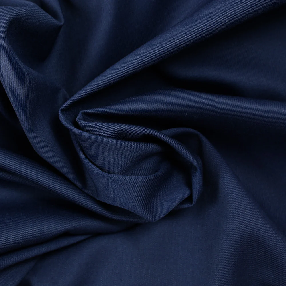 Sergé polyester bleu marine - Image 2