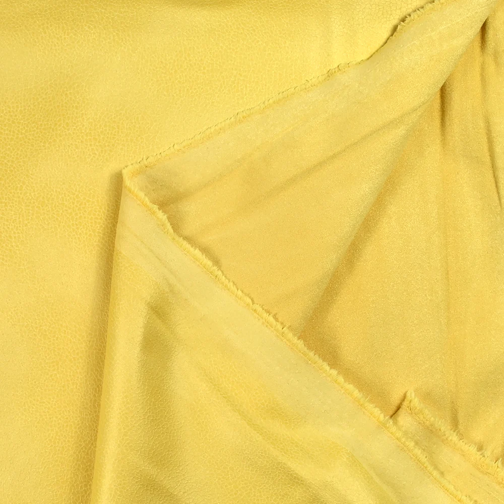 Suédine jersey aspect cuir Joakim jaune beurre - Image 4