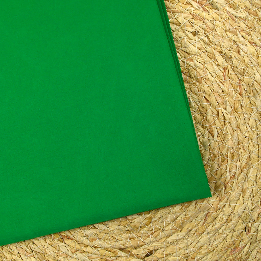 Taffetas polyester recyclé vert gazon