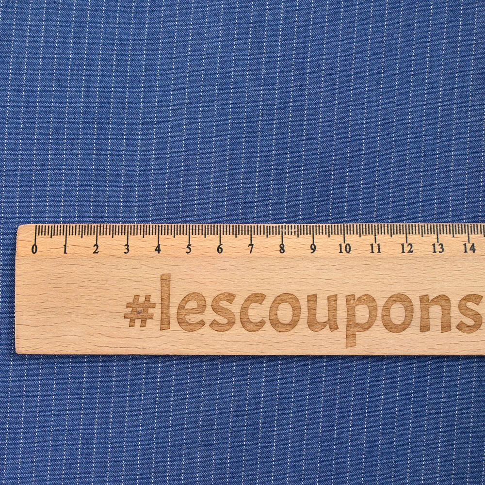 Tencel jeans rayé bleu foncé - Image 3
