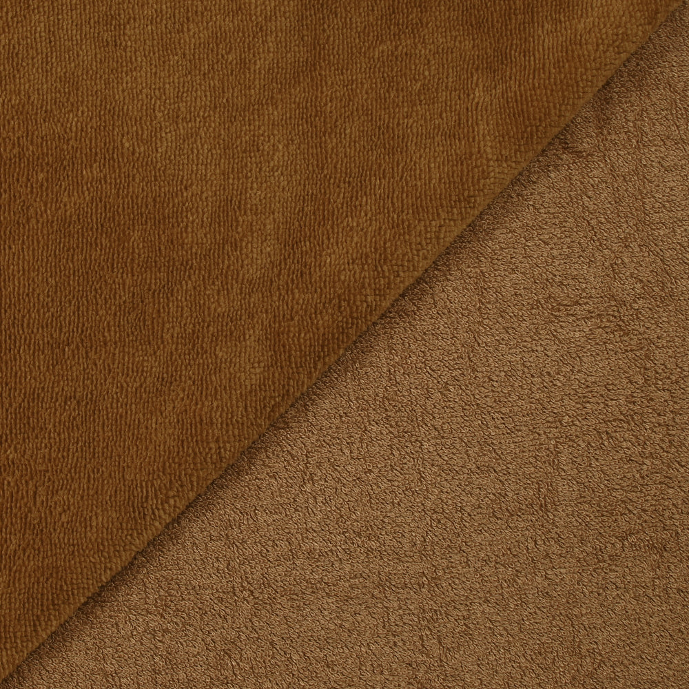 Tissu éponge bambou camel vendu au mètre - Image 3