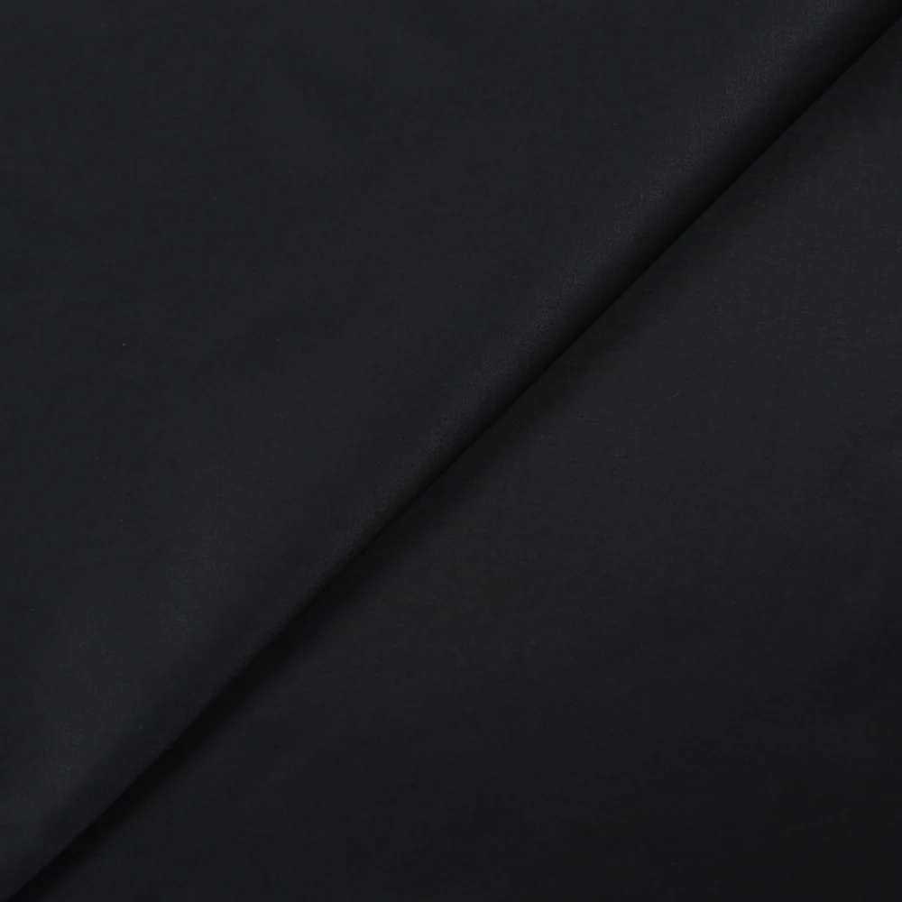 Tissu tailleur coton noir