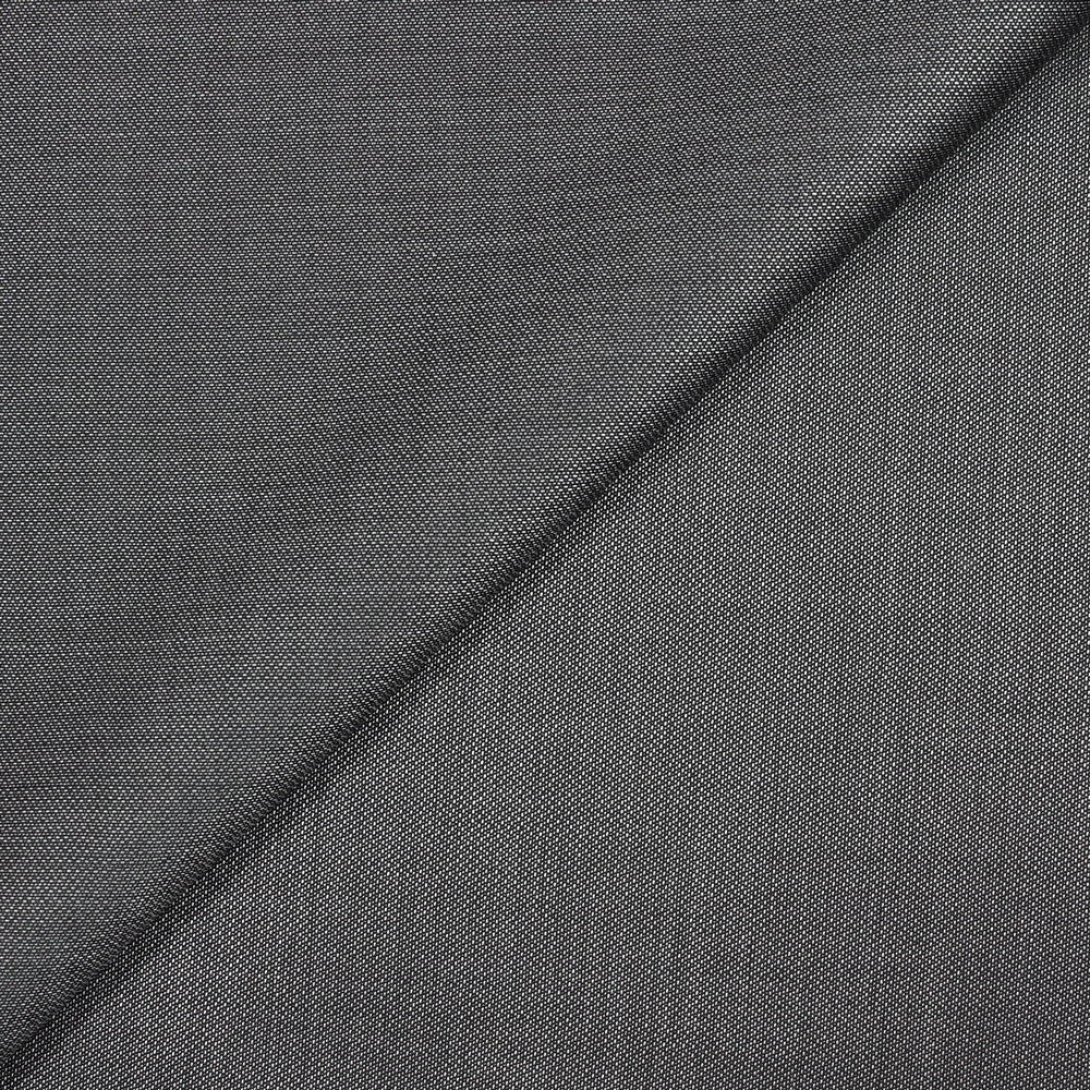 Tissu tailleur laine mélangée fantaisie Ambre argent