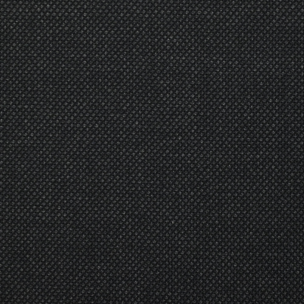 Tissu tailleur laine mélangée fantaisie anthracite fond noir - Image 3