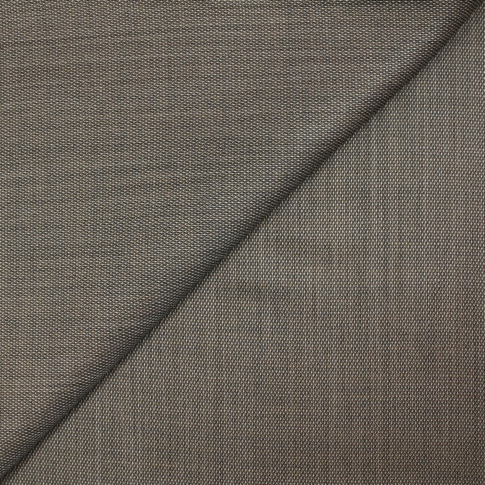 Tissu tailleur laine mélangée fantaisie beige et marine