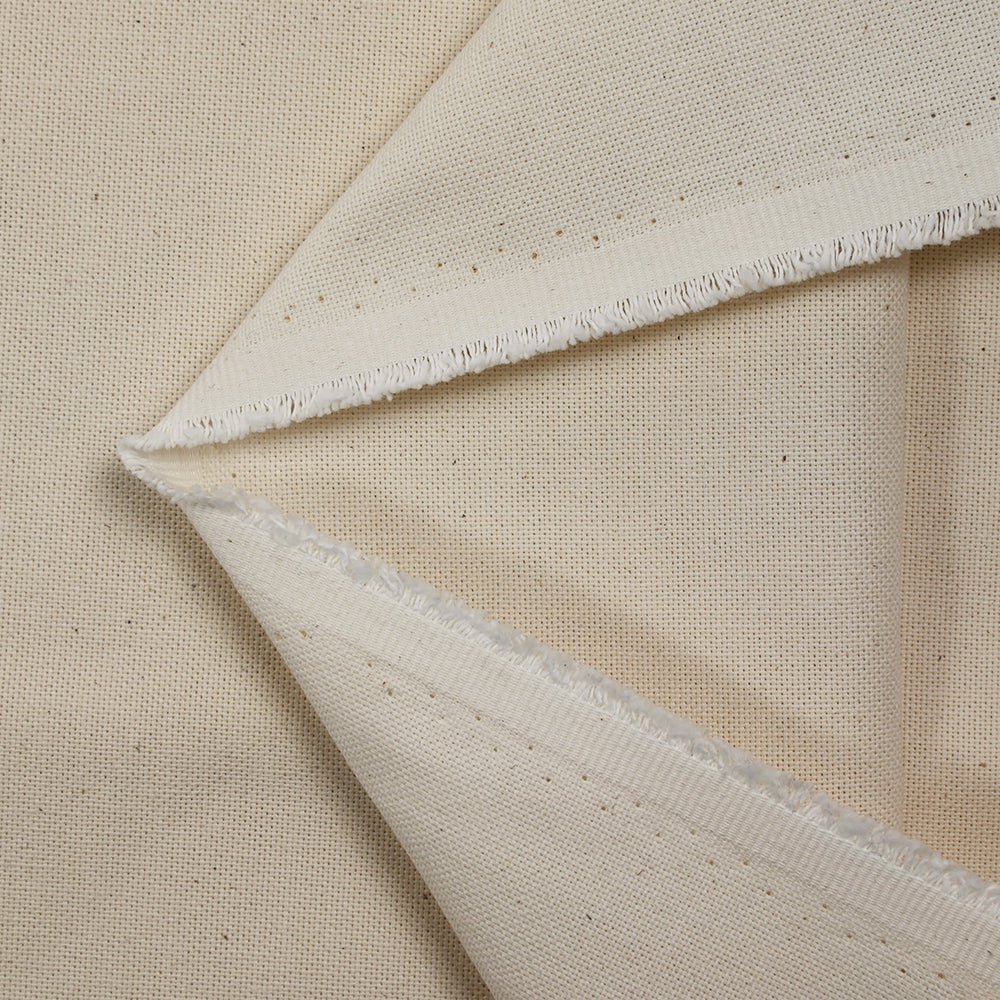 Toile de coton mouchetée écrue - Image 3