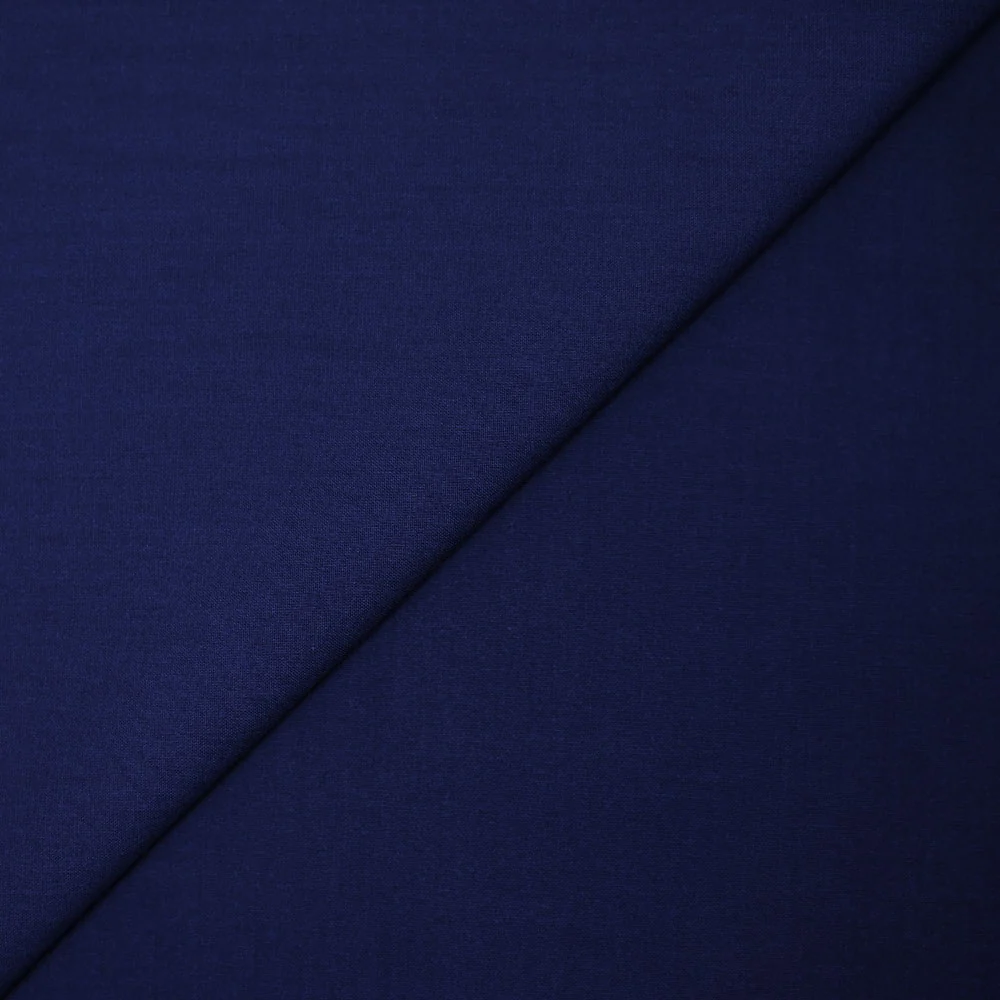 Toile polyester Marie bleu marine