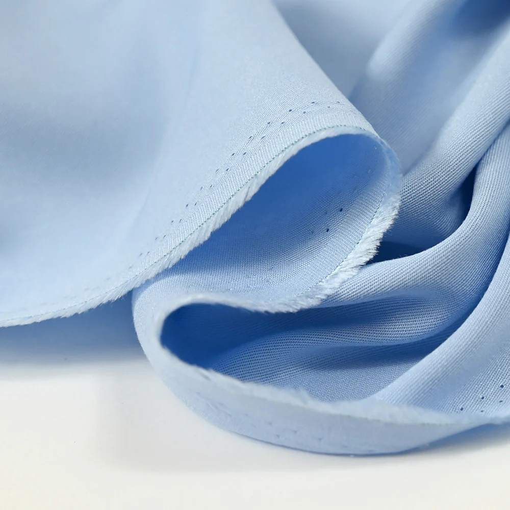 Twill de viscose bleu clair - Image 4