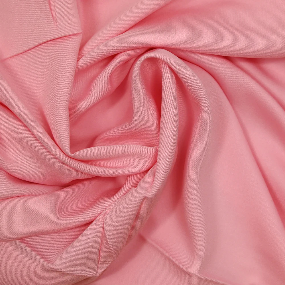 Twill de viscose rose clair - Image 2
